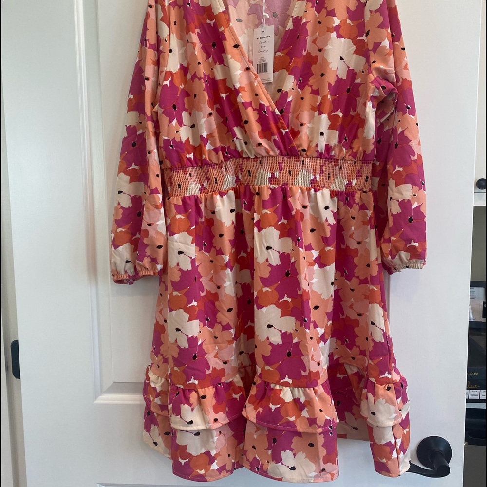 Michelle McDowell Carolyn Dress - Bloom Again Pink. NWT